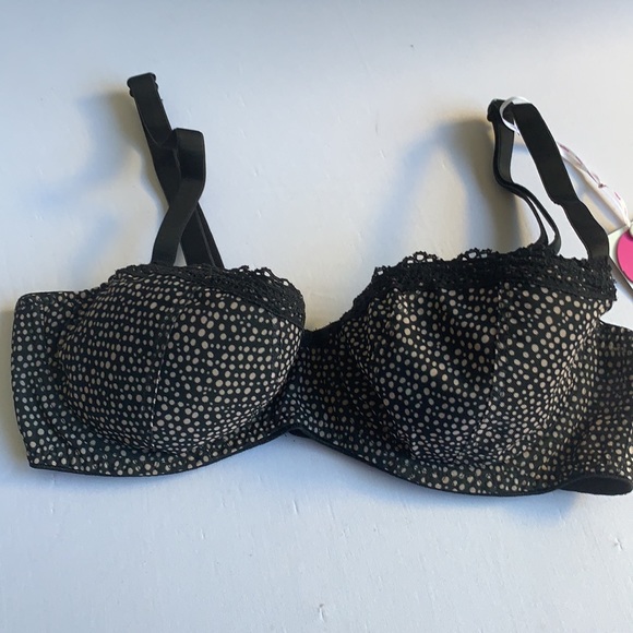 Freya Summer Haze Padded Half Cup Bra Black 28DD - Picture 3 of 6